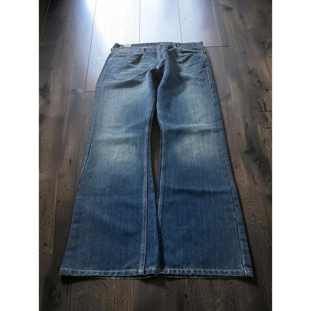 Levi's 527 Slim Bootcut Jeans Mens 38x32 Blue Double Back Pocket Western Denim